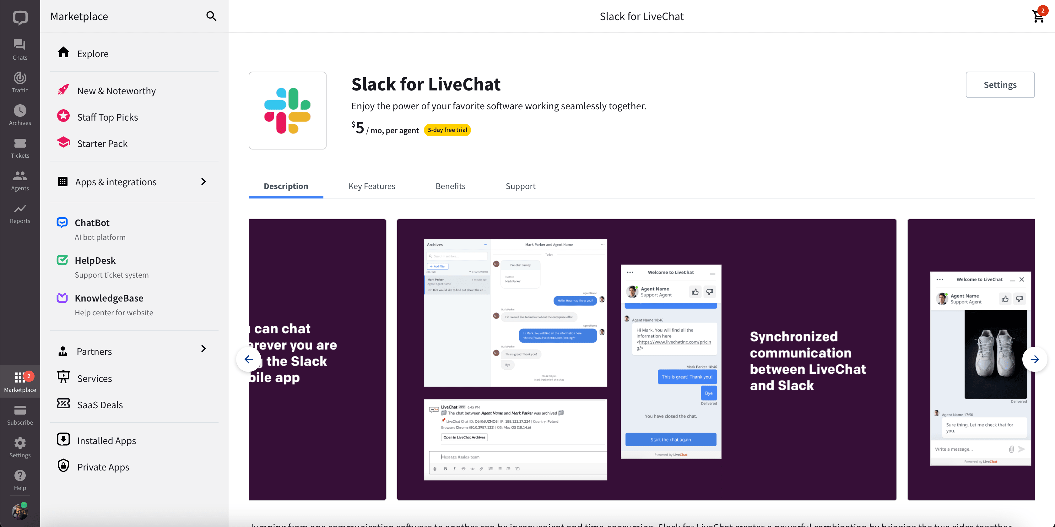 Slack Live Chat  Live Chat for Slack