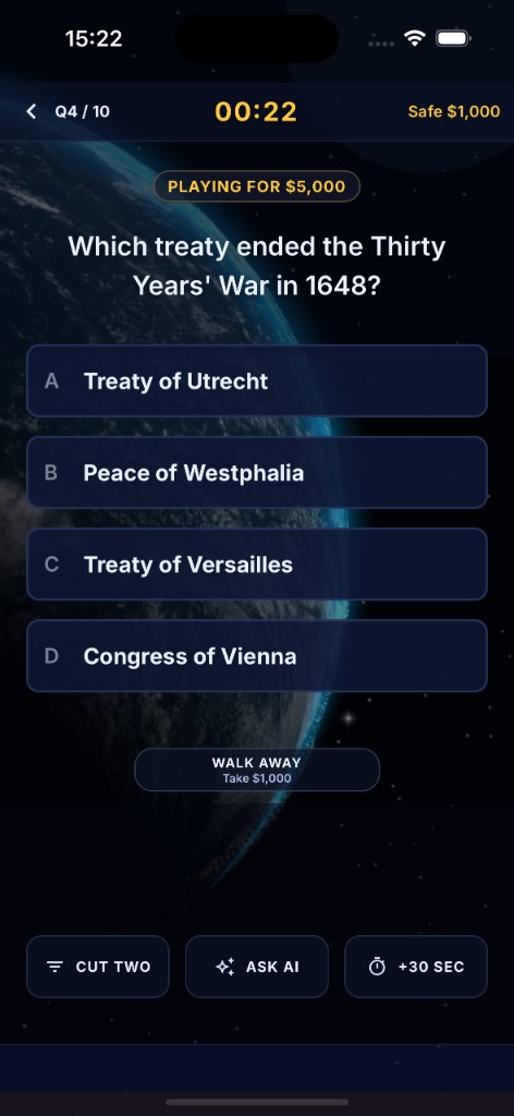 Answer a question using lifelines